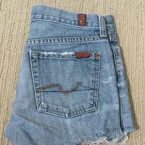 Seven for all mankind jean shorts